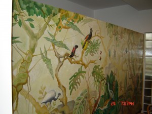 Pintura Mural de John Graz em Apto. do Ed. Lousanne em Higienópolis, São Paulo-SP